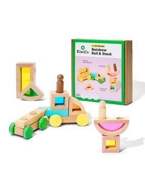 KiwiCo Rainbow Roll & Stack Wooden Toy
Activity Play Center 18m+ - 11pc